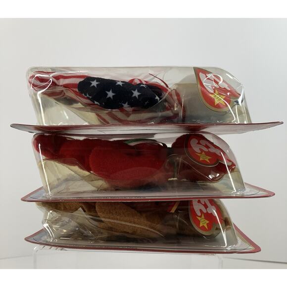 McDonald’s Teanie Beanie Babies 2000 International Bears II Bundle (3pcs) - Picture 7 of 8